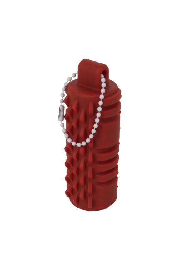 Silicone Fingertip Massage Keychain Stress Relieving Tool Ergonomic Design Portable For Keys Or Backpack