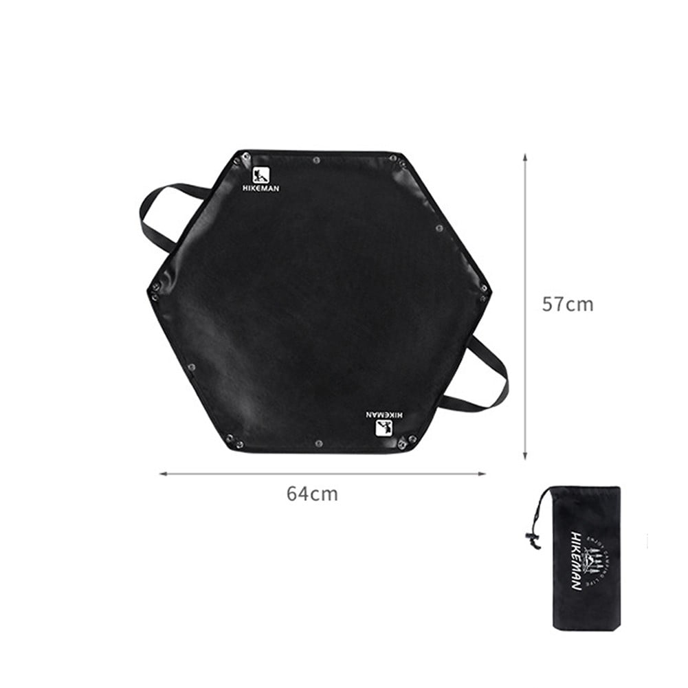 Silicone Fireproof Fireplace Mats Outdoor FirePit Mats OilProof Grill