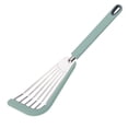 thumbnail image 1 of Silicone Fish Spatula, Heat Resistant Silicone Edge for Nonstick Cookware, Fish Turner for Kitchen Use, Flexible and Thin Stainless Steel Cooking Utensils, 1 Pc, 12.99x3.54", 1 of 9