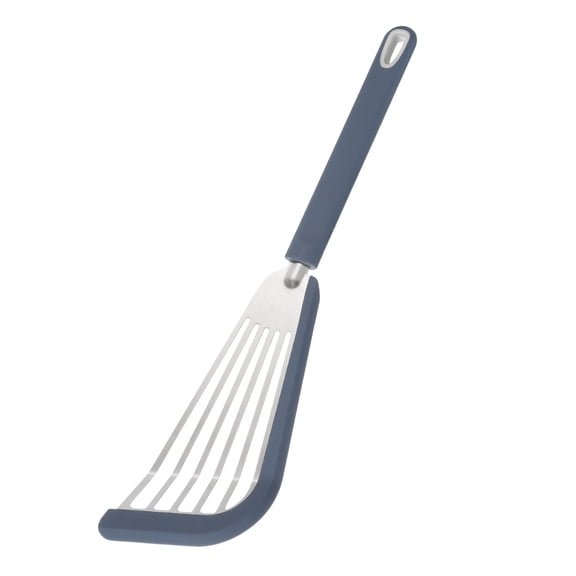 Silicone Fish Spatulas with Handle Kitchen Cooking Spatula for Egg, Fish, Blue