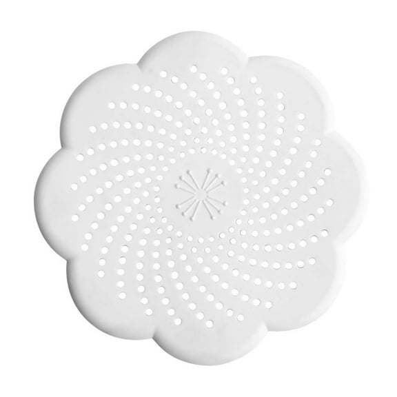 Silicone Floor Drain Filter Mat,Hair Catcher Bathroom Kitchen Cover,Anti Clog Suction Drain Protector,Soft Flexible Long Lasting Material,Easy Clean Sink Strainer Pad