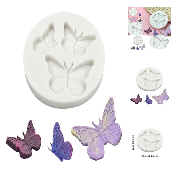 Silicone Flower Cake Form Large & Small Petal Designs For Fondant Chocolate Cake Decorations & DIY Projects Small Letter Funnel Cakes compatible with Machines Melting Chocolate for Chocolate Lollipop