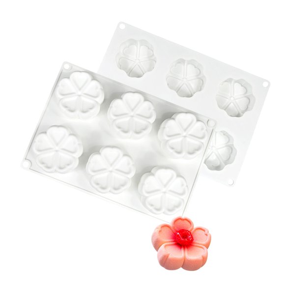 Silicone Flower Molds for Chocolate, Cake Decorations & Making Easy Demold, Party & Wedding Supplies