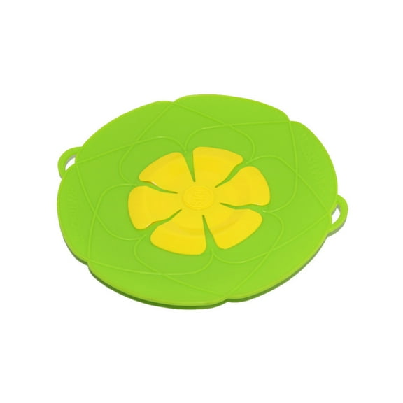 Silicone Flower Shape Anti-Spill Lid Cover, High Temperature Resistant Boil-Over Stopper, Universal Pot Pan Overflow Protector for Home Cooking