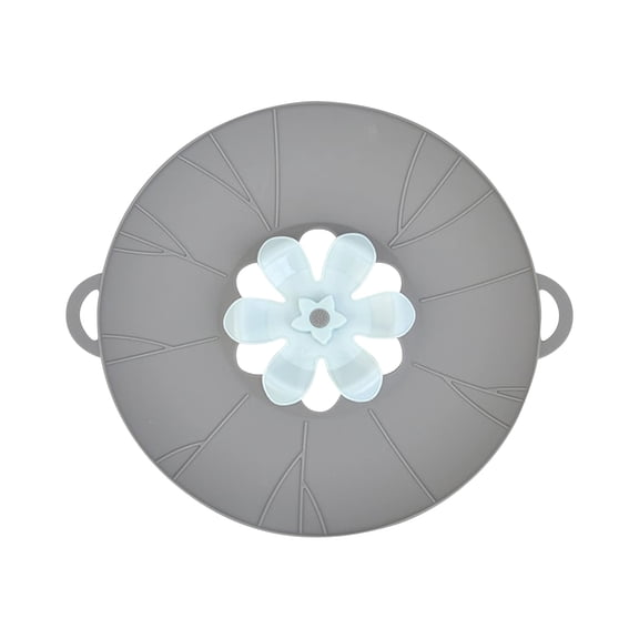 Silicone Flower Shape Anti-Spill Lid Cover, Universal Pot Pan Boil-Over Stopper, Multi-Functional Kitchen Tool for Home Cooking, Heat-Resistant Gadget