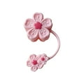 thumbnail image 1 of Silicone Flower Straw Cap For 10mm Straws Decorative Drink Topper In Assorted Colors, 1 of 7
