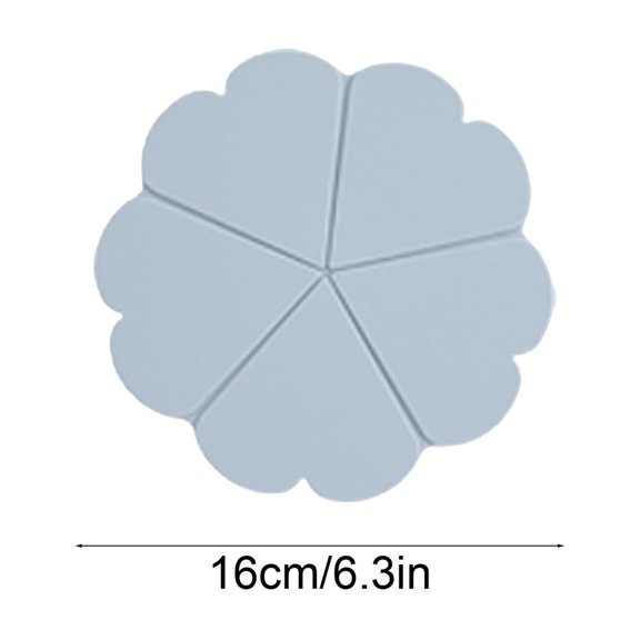 Silicone Flower Trivet 6.3 Inch Heat Hot Pad Non-Slip Table Mat for Kitchen Dining Pot Holder Home Decor Virelaxpo