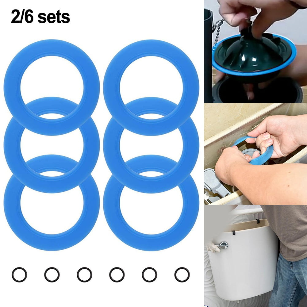 Silicone Flush Valve Seal Kit 730111-0070A Toilet Tank Gasket ...