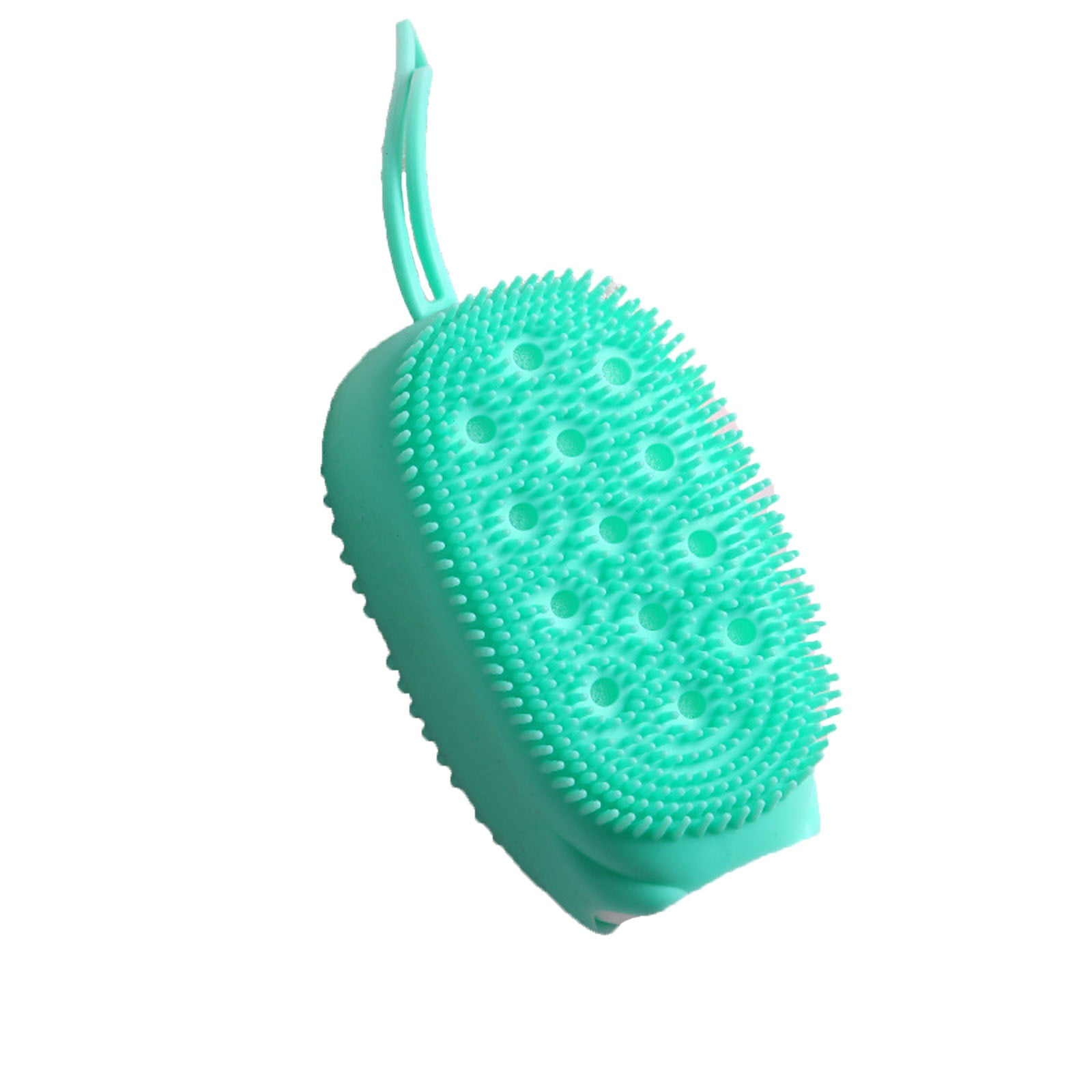 Silicone Foam Back Scrub Ash, Doublesided Exfoliating Bath Brush Bath
