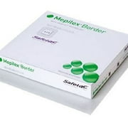 Silicone Foam Dressing Mepilex Border 6 X 6 Inch Square Adhesive with Border Sterile 1 Dressing