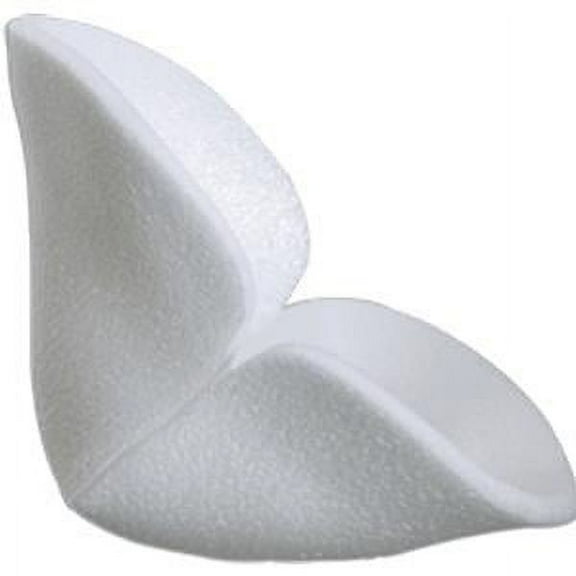 Silicone Foam Dressing Mepilex Heel  Adhesive without Border Sterile ''5 X 8 Inch Heel, 1 Count''