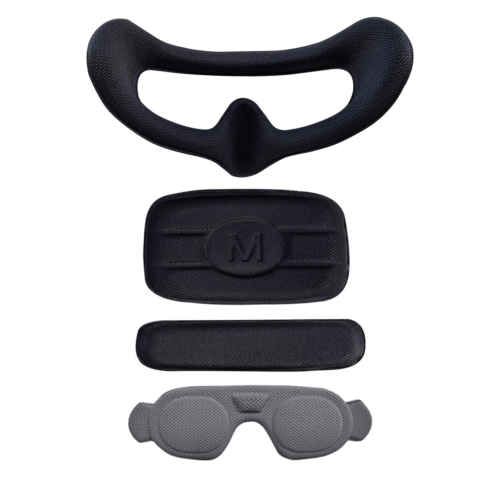 Silicone Foam Pad Sponge Eye Pad Face Mask For Goggles 3 Lens Protective Cover Dustproof Face Cover Replacement Part