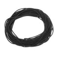 thumbnail image 1 of Silicone Foam Seal Strip, 1.8mm(0.07") Dia 8 Meters(26.25 Ft) Long Sponge Seal Strip, Black, 1 of 6