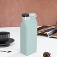 thumbnail image 1 of Silicone Foldable Water Bottle 20oz | Food Grade Leakproof Collapsible Travel Sports Bottle | Lightweight Three-Layer Seal | Portable Design | Gray Pink Blue | 19.3x7.3x5cm, 1 of 6
