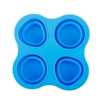 Silicone Folding Baby Food Storage Containers Lid Reusable Mold Freezer Tray