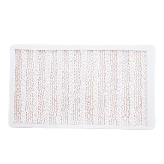 Silicone Fondant Moulds 3D Knit Rope Shapes Cake Border Decorating Molds Sugar Gumpaste Kitchen Baking Gadgets