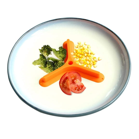 Silicone Food Plate Divider,1PC Food Separator Silicone Food Isolator, Portion Control Plates Dividers For Weight Loss Adults