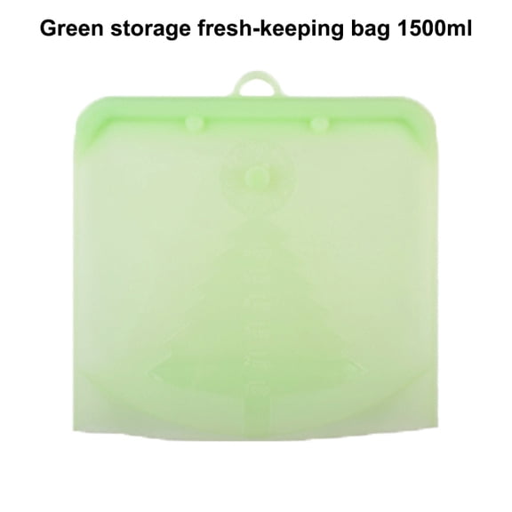 Silicone Food Storage Bag Reusable Stand Up Zip Bag Leakproof Containers Fresh Bag Food Storage Bag Fresh Wrap Ziplock Bag