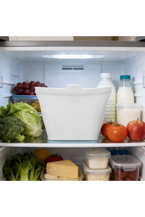 Silicone Food Storage Bags Reusable Sealed - Multi-Functional Kitchen Bags for Fruits Vegetables, Leakproof Food Preservation Bags for Home Organization