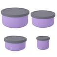 thumbnail image 1 of Silicone Food Storage Containers with Lids Leak Proof Space Saving Reusable Meal Prep Airtight Containers for Kitchen A, 1 of 7