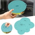 thumbnail image 1 of Silicone Food Storage Lids Set for Bowls and Pots, Kingtowag Silicone Food Storage Lids Set Microwave Splatter Cover Reusable Heat Safe Suction Lids for Bowls Plates Cups Pots Pans - #C, 1 of 9