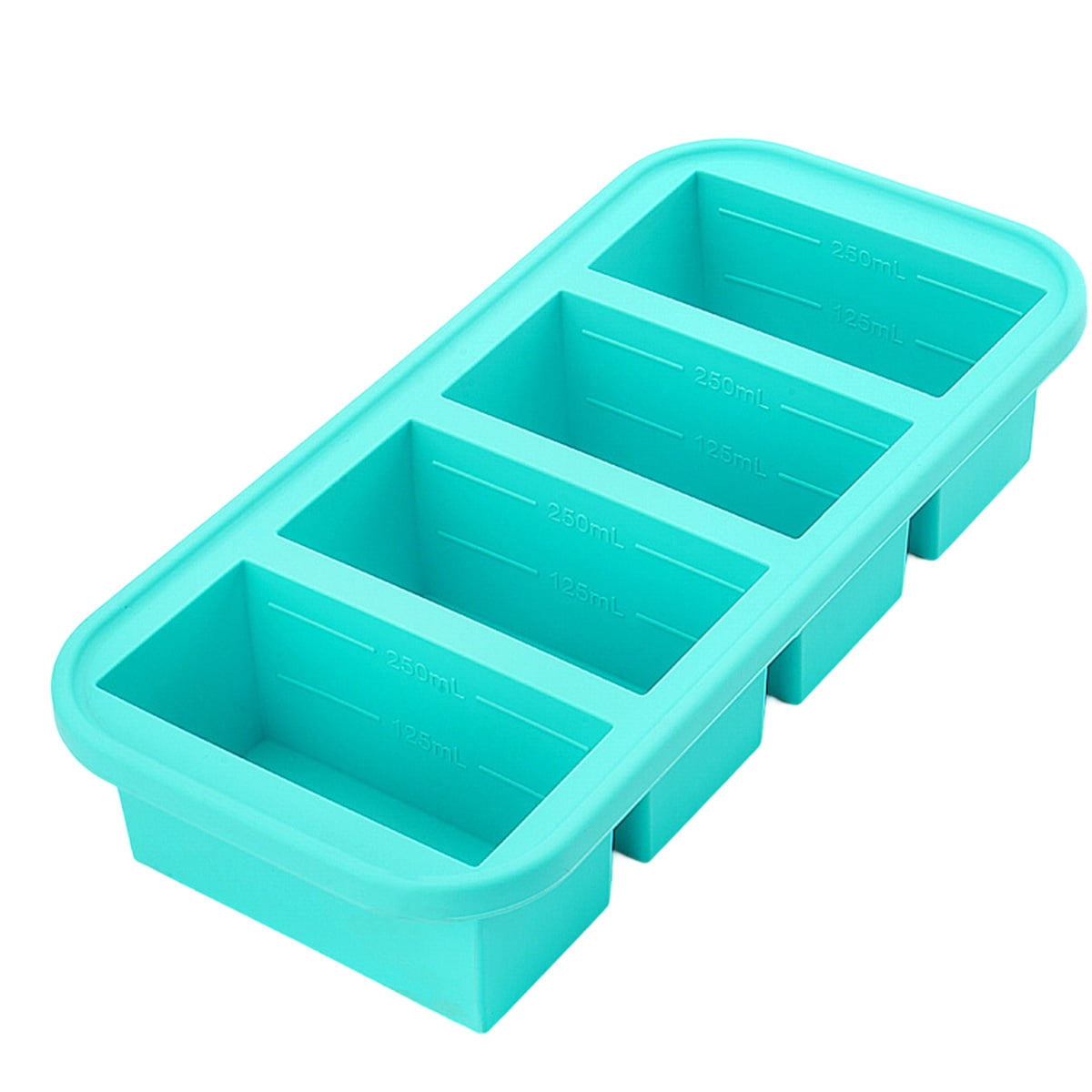 Silicone Freezer Molds With Lids - Easy Meal Prep Container - Silicone ...