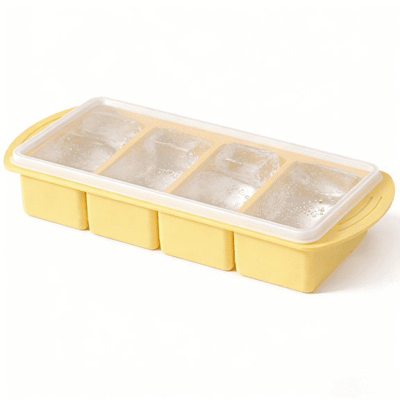 Silicone Freezer Molds for Soup with Lid – 1-Cup Soup Container Style Ice Cube Trays for Freezer, Meal Prep & Food Storage, Freeze 250mL/125mL Portions – 2 Pack