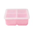thumbnail image 1 of Silicone Freezer Tray 4 Cavity Food Grade Square Storage Container With Lid Divided Mold For Ice Cubes Food Preservation, 1 of 6
