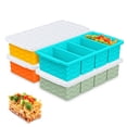 thumbnail image 1 of Silicone Freezer Tray 4Color Meal Prep & Food Storage, 1 of 7