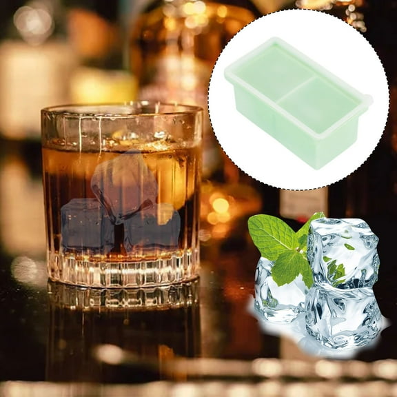 Silicone Freezer Tray With Lid Large For Soup Stew 2 Cup Capacity Portion Cubes Durable Kitchen