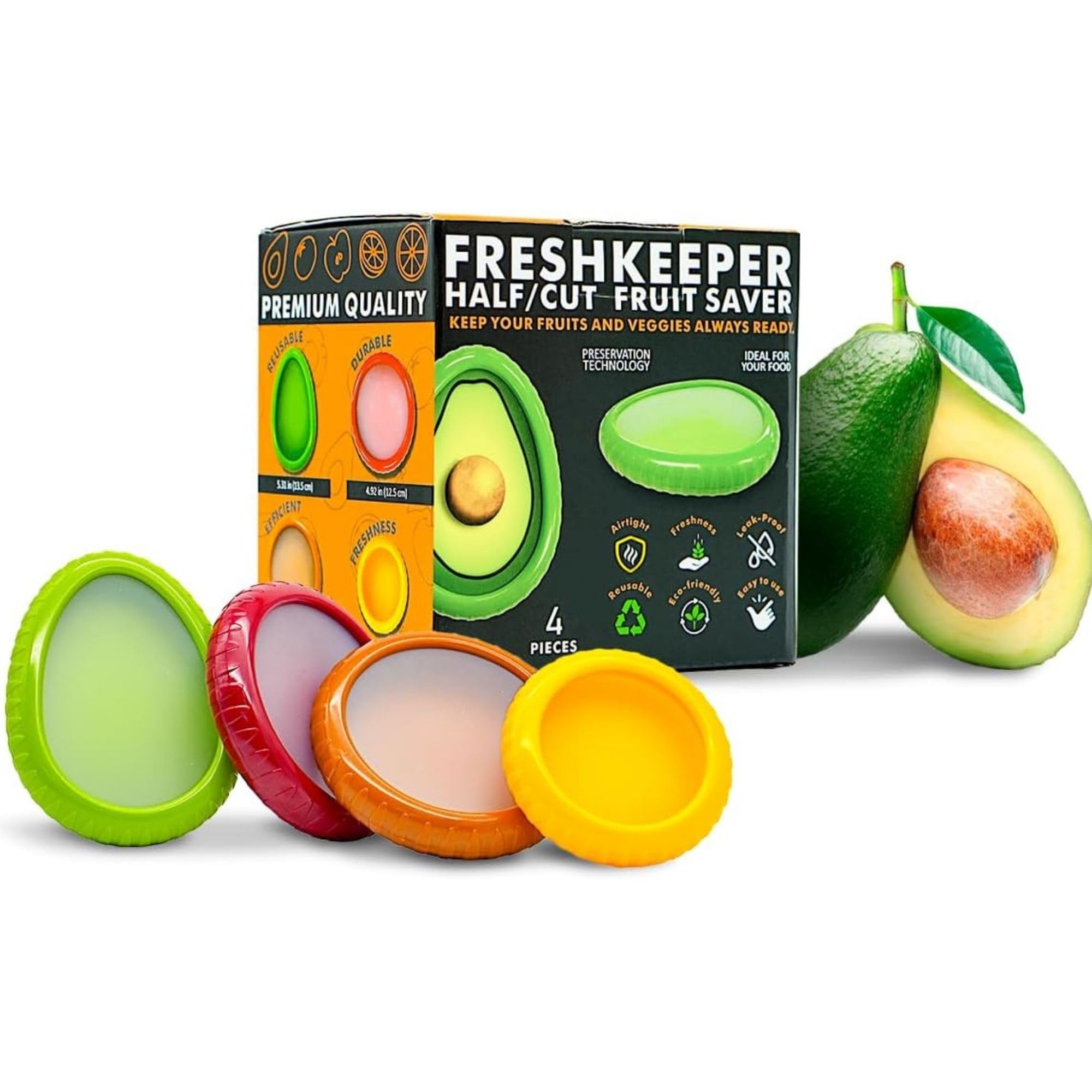 Silicone Fruit and Vegetable Anti-Oxidation Storage Box, Fresh Pods For ...