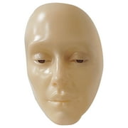 Silicone Full Face Makeup Mannequin - Perfect Practice Aid for Beginner Makeup Artists