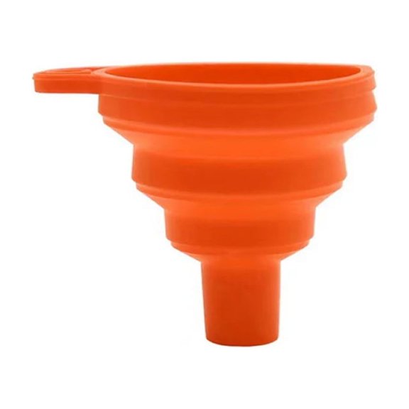 Silicone Funnel Gel Foldable Collapsible Fill Hopper S/L for Kitchen Jar Bottle Feeder Wine Auto Engine Oil Petrol Transfer