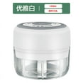 thumbnail image 1 of Silicone Garlic Peeler,Electric Baby Food Maker Baby Grinder Steamer Food Chopper 100ml White, 1 of 5