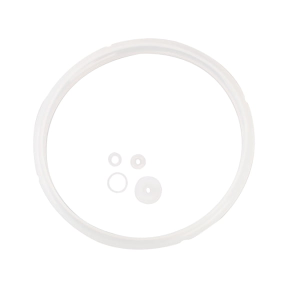 Silicone Gasket Sealing Ring with Accessory for Universal Pressure Cookers, Inner Dia - 6.3 Inch, Fits 2.5 QT Models