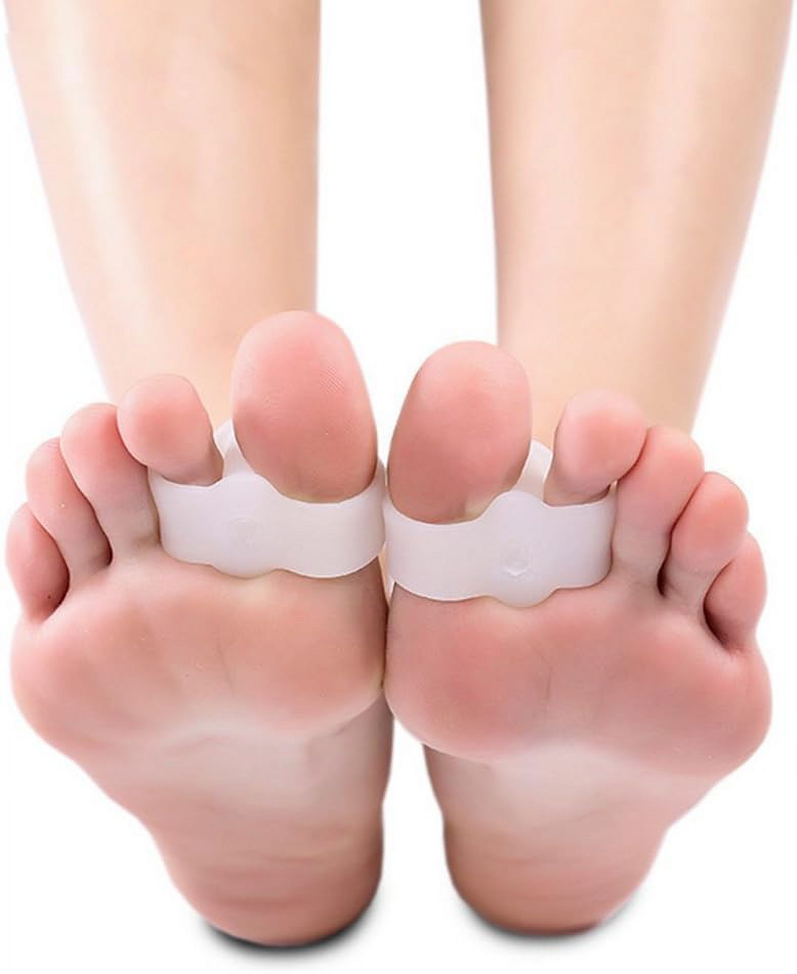 Silicone Gel Double Loop Toe Separator Hallux Valgus Corrector Toe
