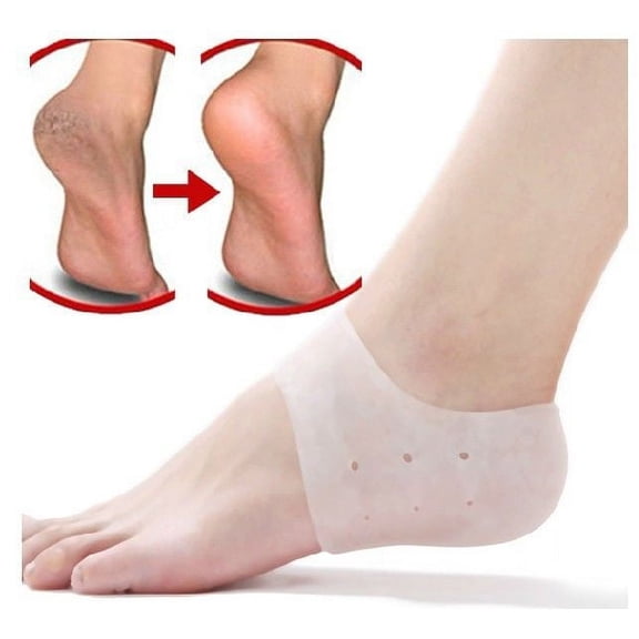 Silicone Gel Heel Protector Plantar Fasciitis Pain Relief Cushion Unisex