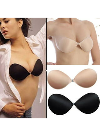 Women Invisible Bra Silicone Gel Strapless Backless Adhesive Stick On Push  Up US