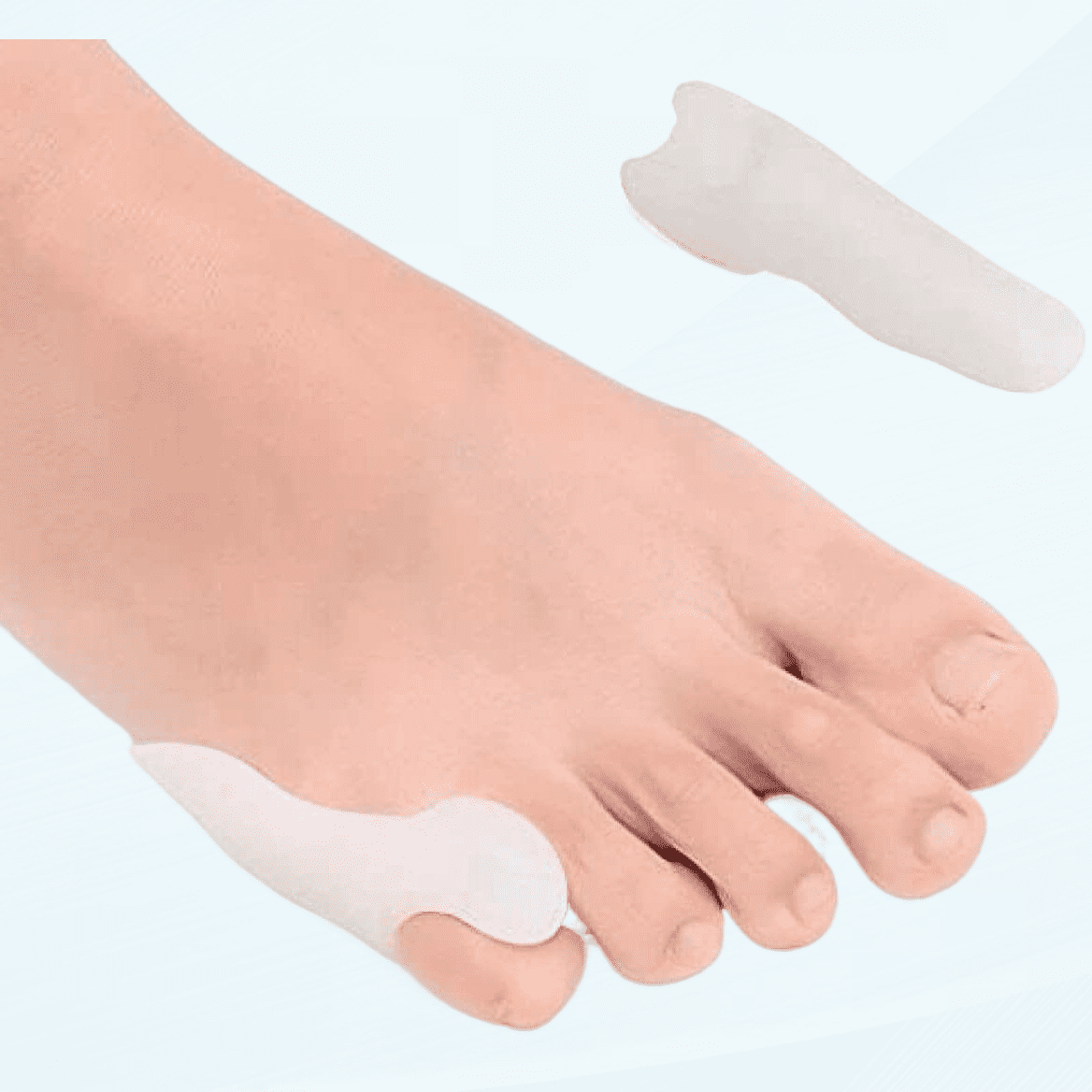 Silicone Gel Pinky Toe Bunion Relief Toe Separator Tailor's Bunion