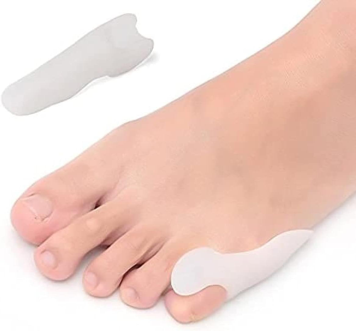 Silicone Gel Pinky Toe Bunion Relief Toe Separator Tailor's Bunion