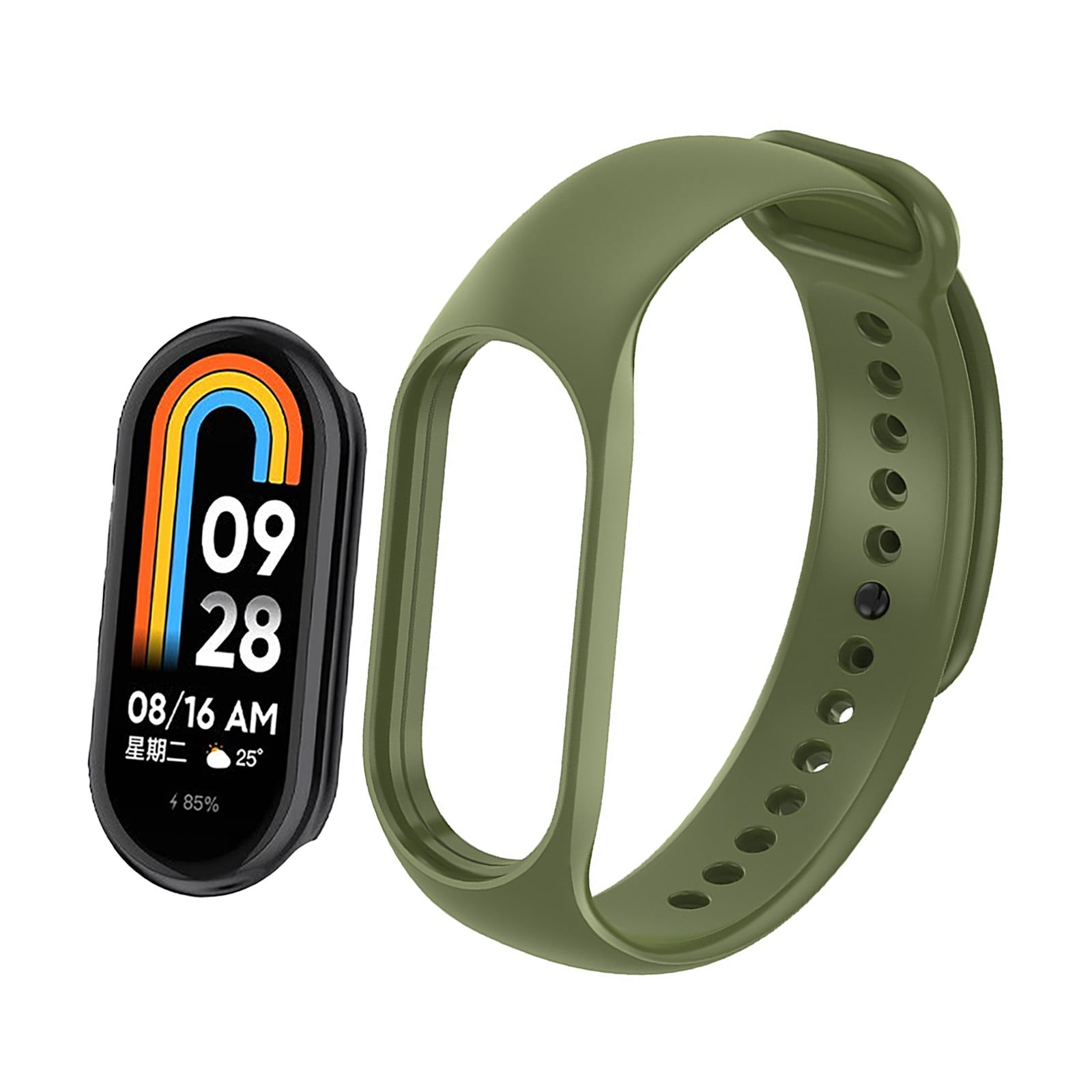 Silicone Gel Sweat Endurable Breathable Strap With Integrated Casing