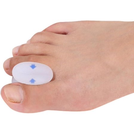 Silicone Gel Toe Separator - Toe Straightener - Feet Care Thumb Bone Tool - Reduce Friction & Irritation Between Toes - Foot Care - for Men & Women (6)
