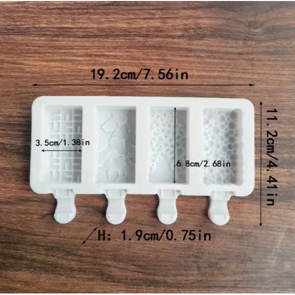 Silicone Geometric Bubble Ice Cream Popsicle Mold - Creative DIY Frozen Treat Maker for Summer Fun