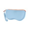 thumbnail image 1 of Silicone Glasses Case Soft Protective Eyeglass Holder Pouch with Key Ring Durable Shockproof Storage Bag for Sunglasses Reading Glasses Portable Organizer for Women Men Travel Daily Use,Blue, 1 of 3