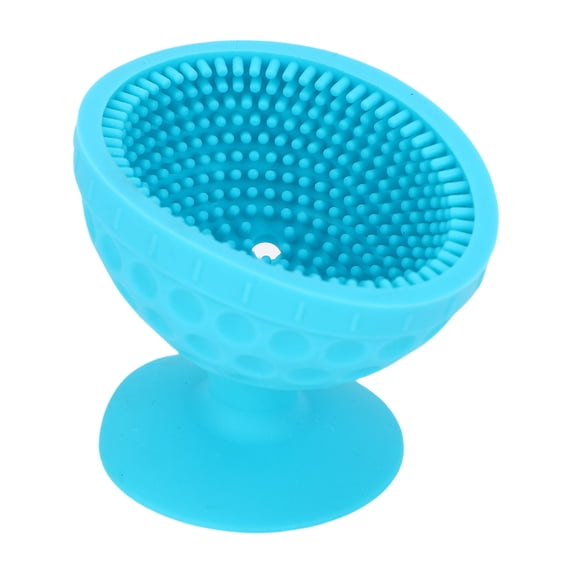 Silicone Golf Club & Ball Scrub Brush with Multi-Functional Deep Cleaning Bristles, Portable Golf Cleaning Tool for Grooves (Blue, 15 inches / 38.1 cm)