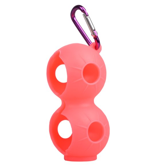 Silicone Golfs Balls Carry Bag Pouches Golfs Balls Protector Golfs Balls Belt Clip Golfs Balls Sleeve Gofts Balls Holder