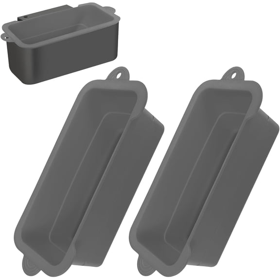 Silicone Grease Cup Liners for blackstone 36 28 22 17 Inch Griddle, 2 Pack Reusable Grease Catcher Liner Grill Grease Tray Accessories for Blackstone