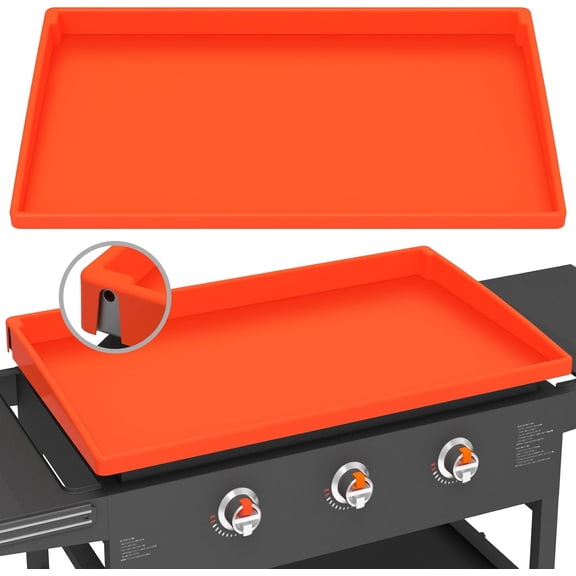 Silicone Griddle Mat Cover for Blackstone - 28 Inch True All-Encompassing Coverage Heavy Duty Food Grade Grill Buddy Mat, All Season Cooking Surface Protective Cover