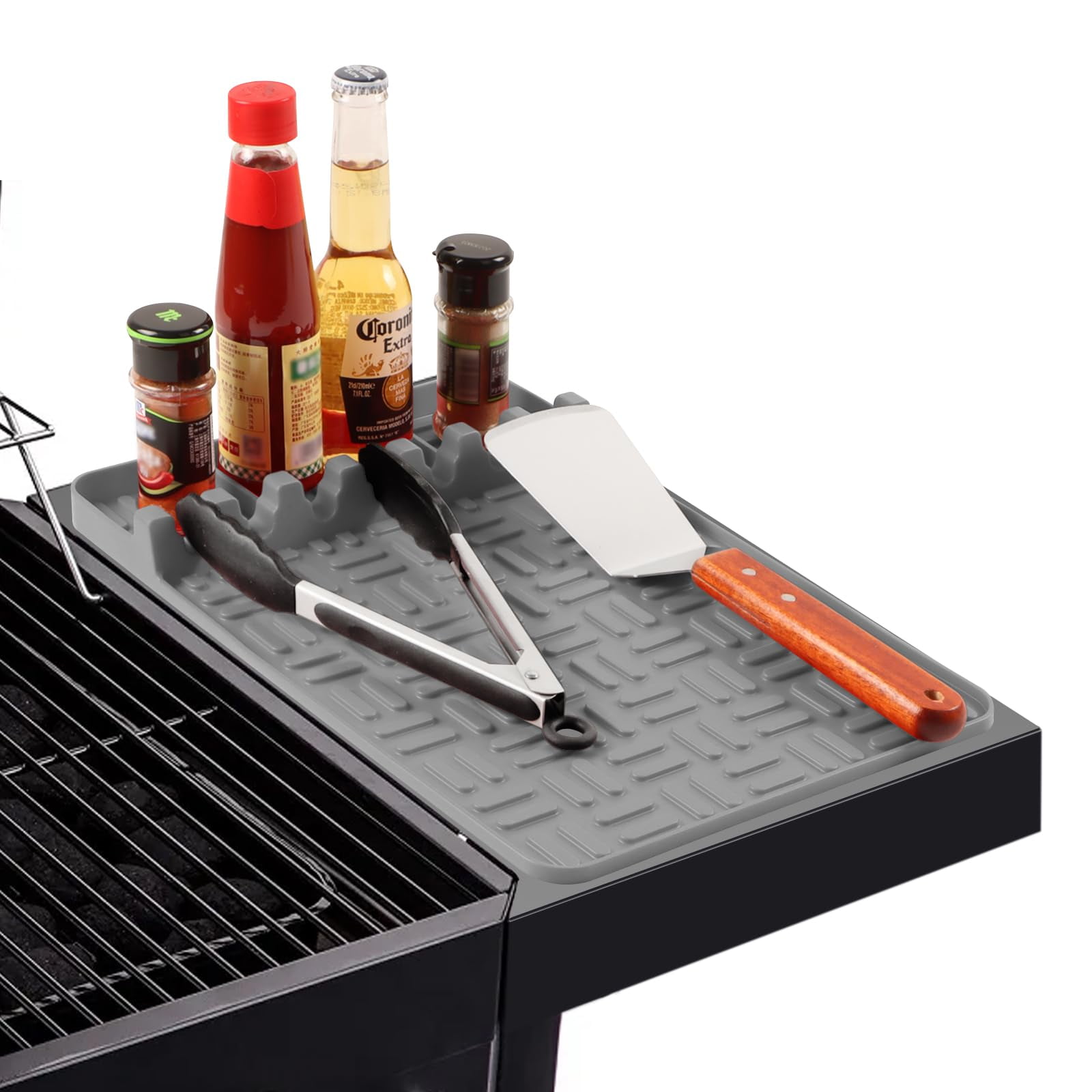 Silicone Griddle Tools Mat for Blackstone, Food Grade Spatula Mat Grill