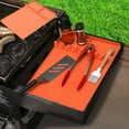 thumbnail image 1 of Silicone Griddle Tools Mat for Blackstone, Silicone Spatula Mat BBQ Tool Mat Grill Utensil Holder Side Shelf Mat for Kitchen Countertop Grilling Accessories (Orange), 1 of 6